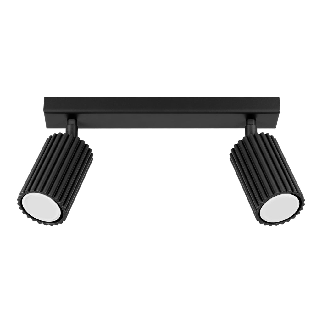 Lampada da soffitto KARBON 2 nero