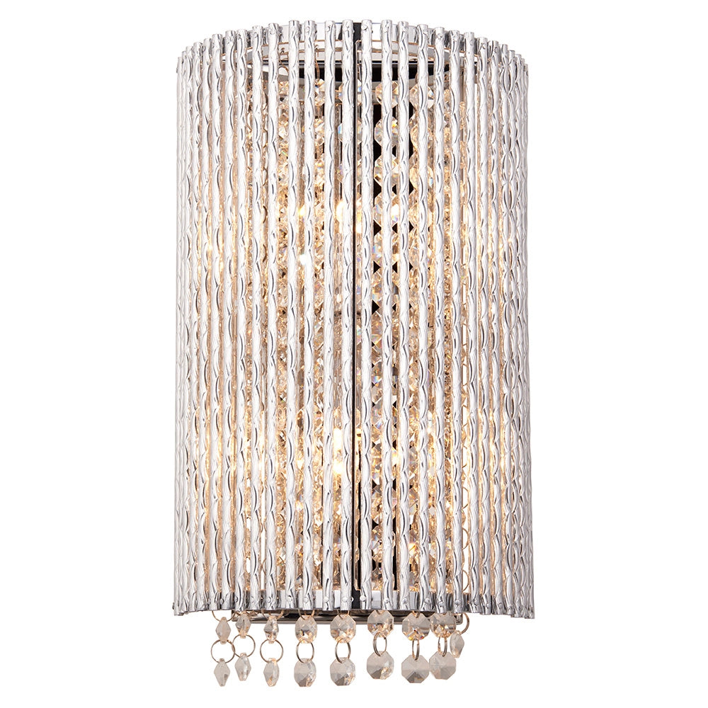 Applique Galina glamour cromo cristalli K9 2xG9 Endon