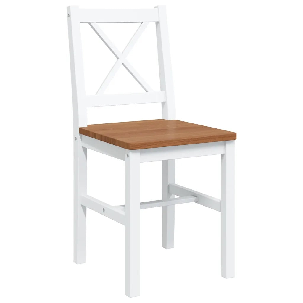 Set da Pranzo 5 pz Marrone e Bianco CFW8203278