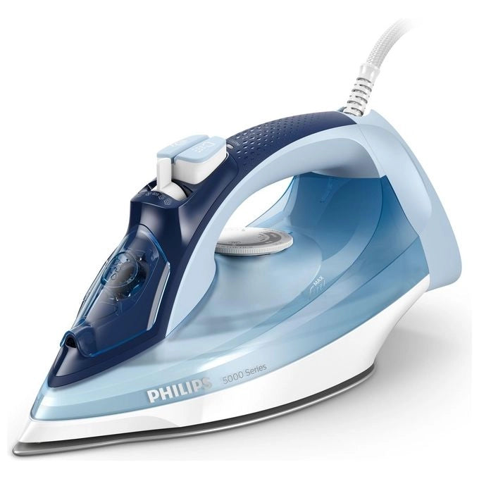 Philips DST5030-20 Serie 5000 Ferro a vapore 2400 W piastra SteamGlide Plus vapore 45 g-min colpo vapore 180 g-min colore Blu