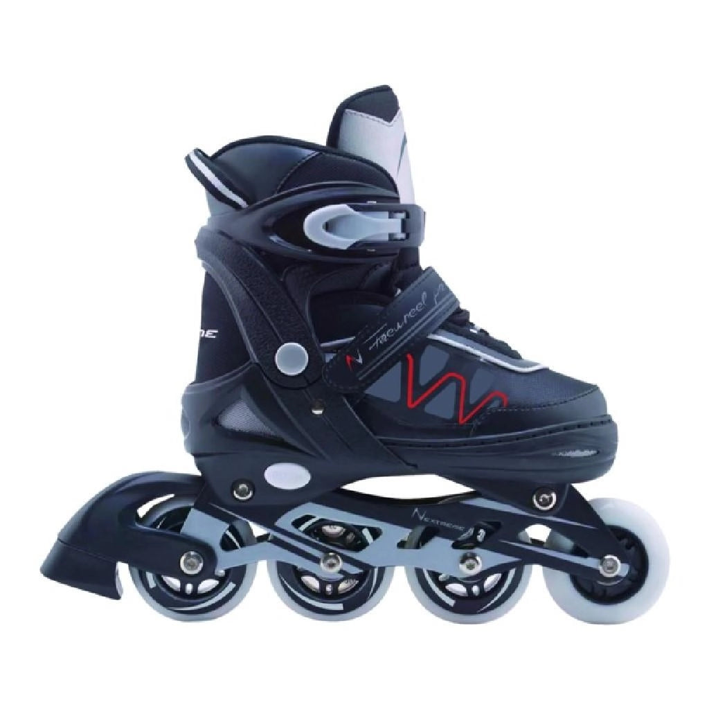 Pattini in linea FIREWHEEL PRO - nero regolabile misura M (dal 34 al 37)