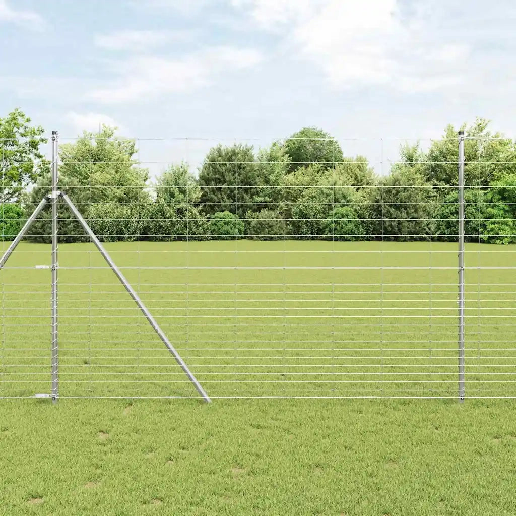 Palo della recinzione Zincato 25 x 1,6 m Acciaio 3351361
