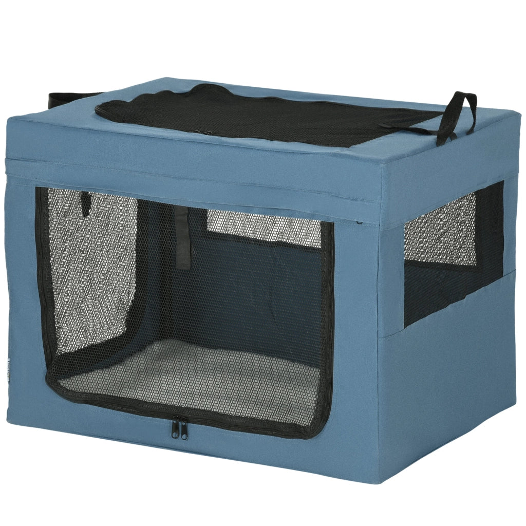Borsa da trasporto pieghevole per animali domestici ¨C Minimal ¨C Blu Nero 69x51x51 cm
