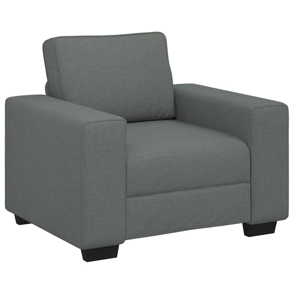 Poltrona Grigio Scuro 100x77x82 cm in Tessuto 4105147
