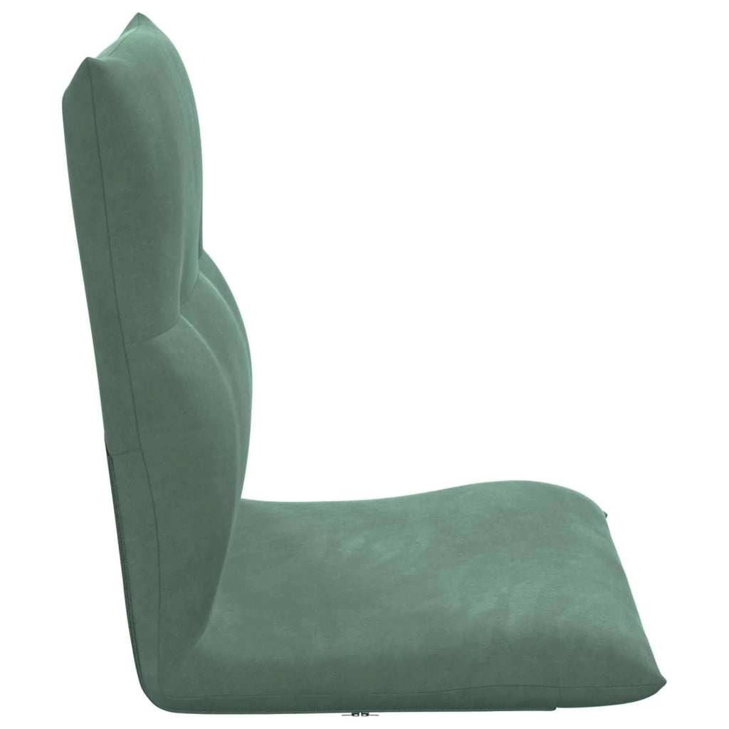 Sedia da Pavimento Verde Mare 46 x 50 x 61 cm Velluto 42028182