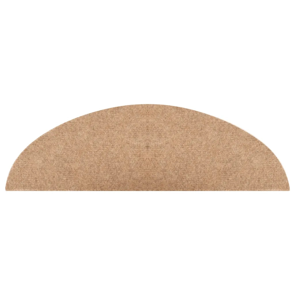 Tappetini Autoadesivi per Scale 30 pz Beige 56x17x3 cm 3365895