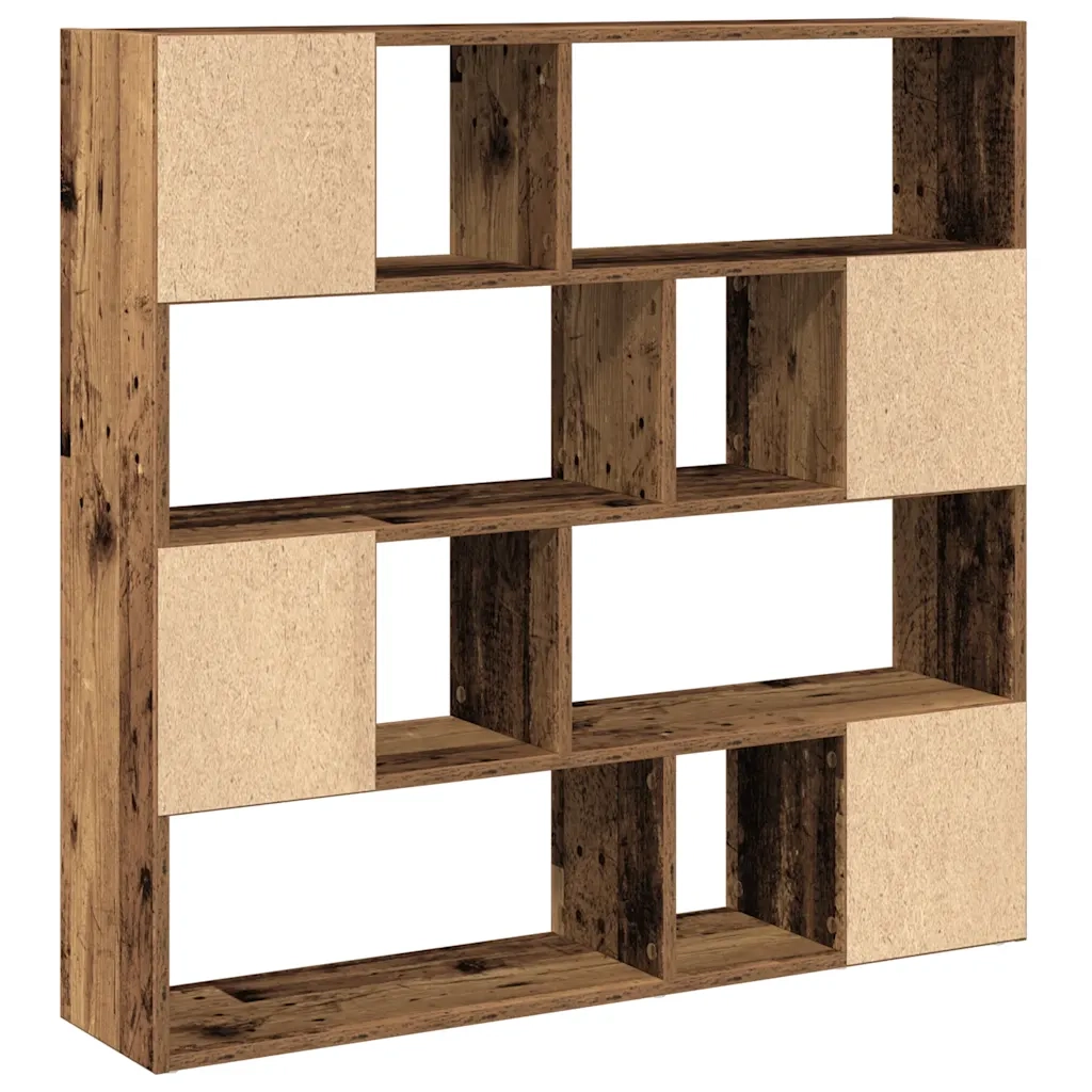 Libreria/Divisorio Ambienti | Divider per stanze | Paravento Legno Antico 105x24x102 cm