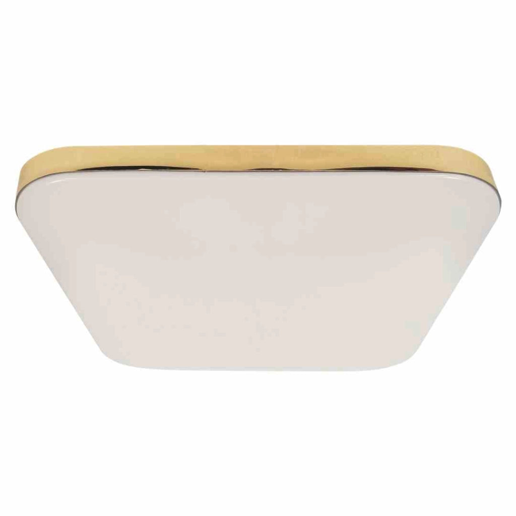 Plafoniera LED Milagro Nemo quadrata 17W 4000K oro