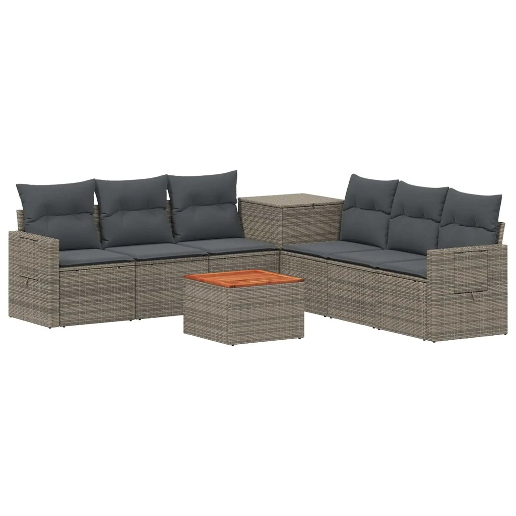 Set di divani 8 pz Grigio e Grigio Scuro 3448388