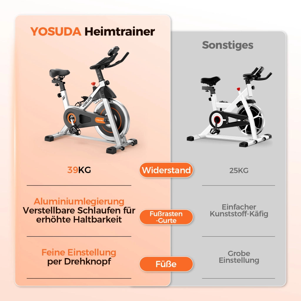 Cyclette da Camera Magnetica YOSUDA ¨C Xylo ¨C con APP e Monitor LCD