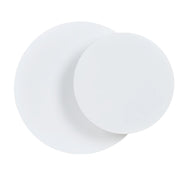 Applique Emibig Circle bianca minimalista 1xG9 20x22cm