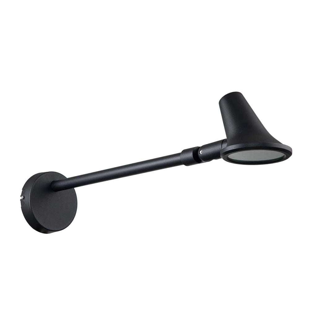 Applique esterno LED integrato 16W nera Elstead Selma