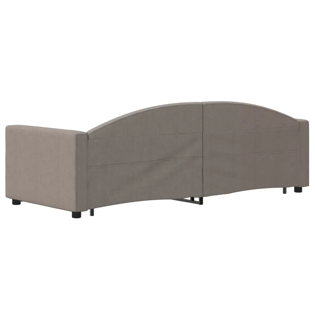 Divano letto | Sof¨¤ letto | Letto singolo Estraibile Tortora 80x200 cm Tessuto