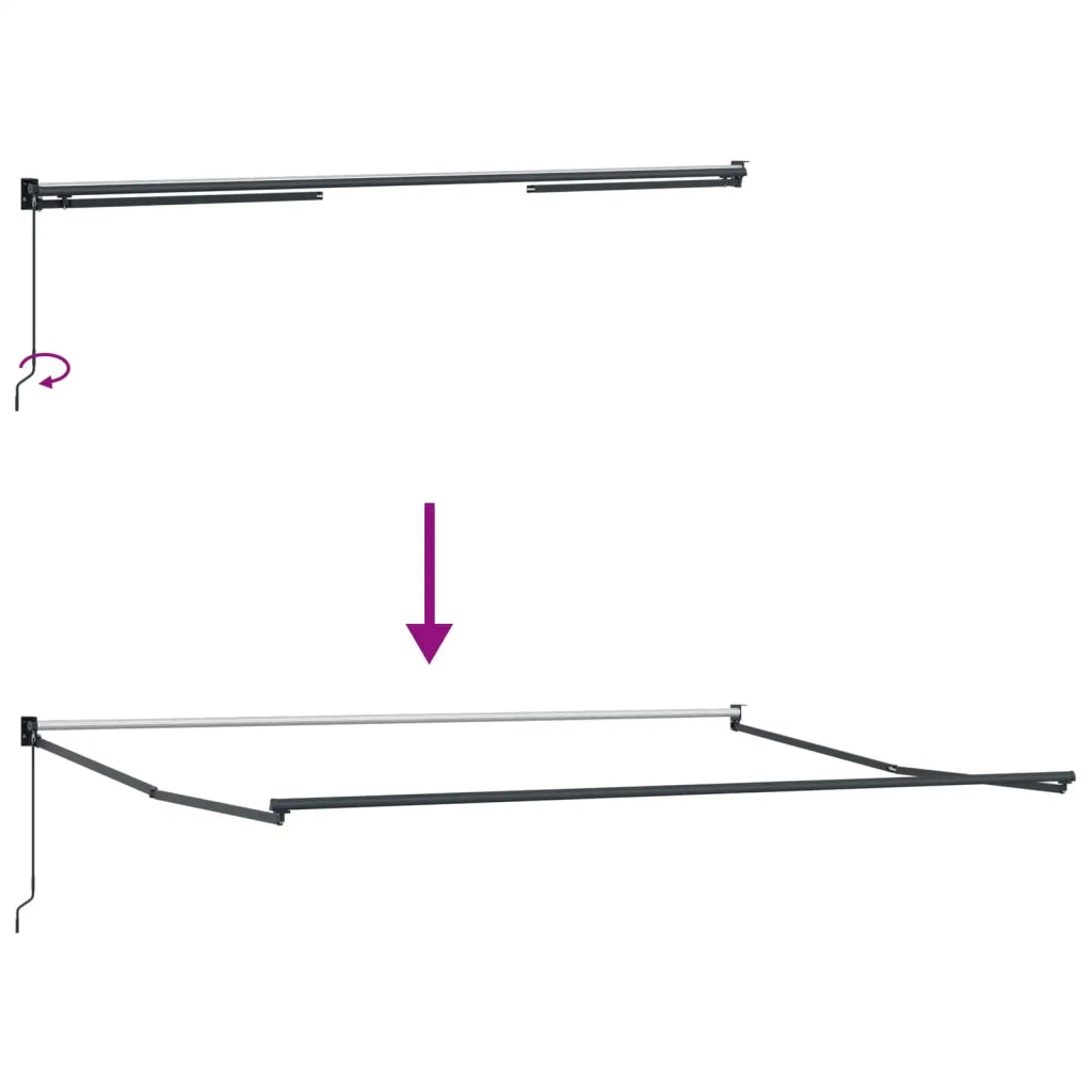 Tenda Retrattile Multicolore 450 × 300 cm 3330937