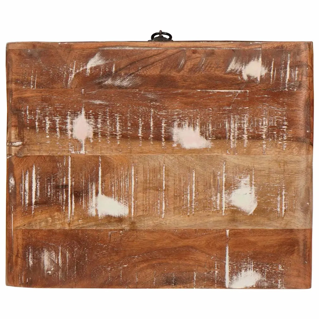 Tavolino Marrone 40 x 32 x 46 cm Legno Recuperato Massello 4104556