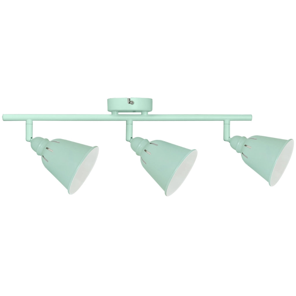 Lampada parete/soffitto orientabile 3 luci menta E14 Polux