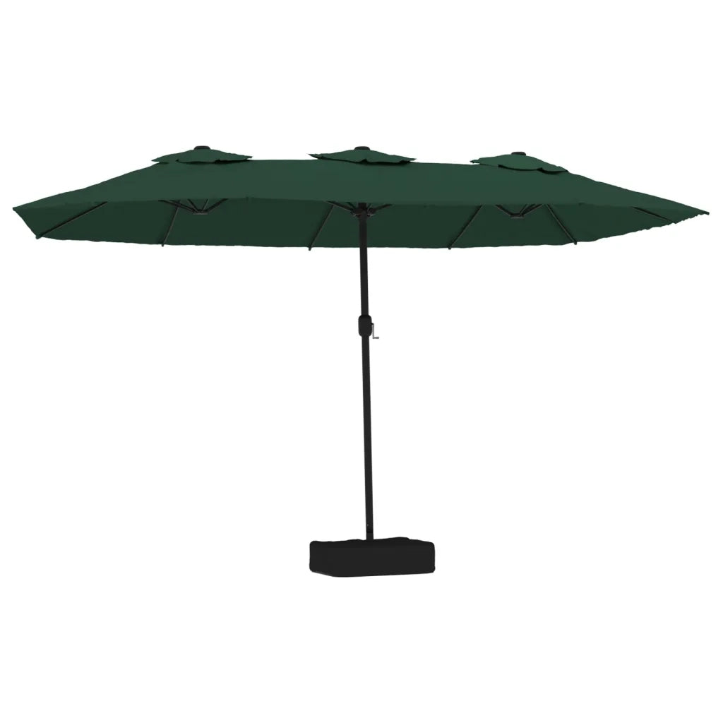 Ombrellone a Doppia Testa Verde 449x265 cm 362946