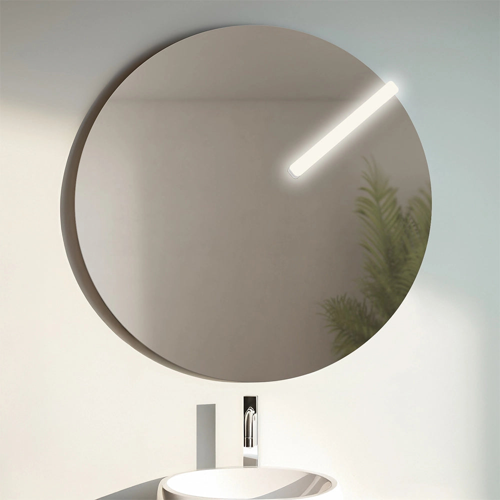 Lampada LED 26 cm cromo per specchio a filo luce naturale 4000K