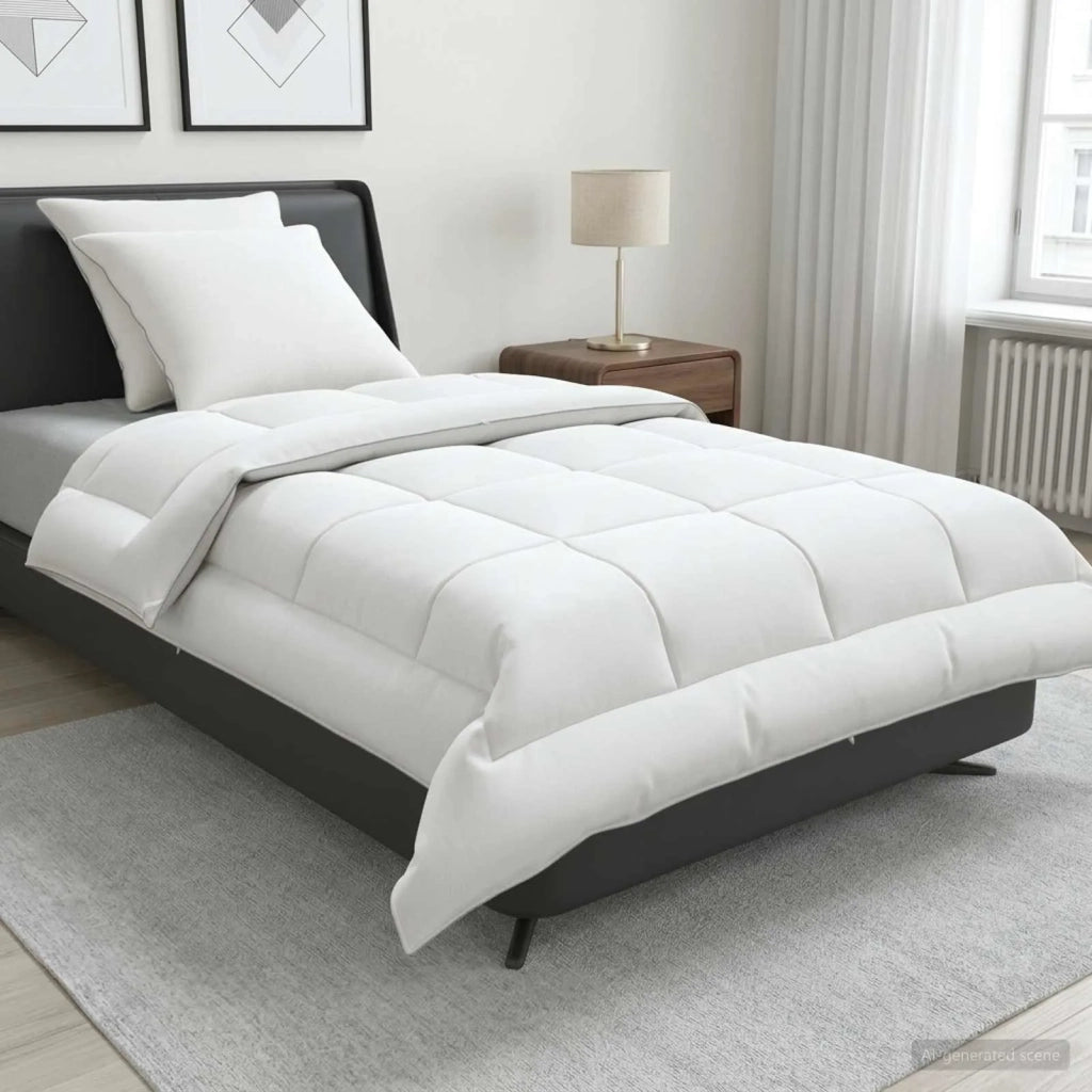 Set di piumone e cuscini 3 pcs 135x220 cm Estate 140 GSM Lana 3441204