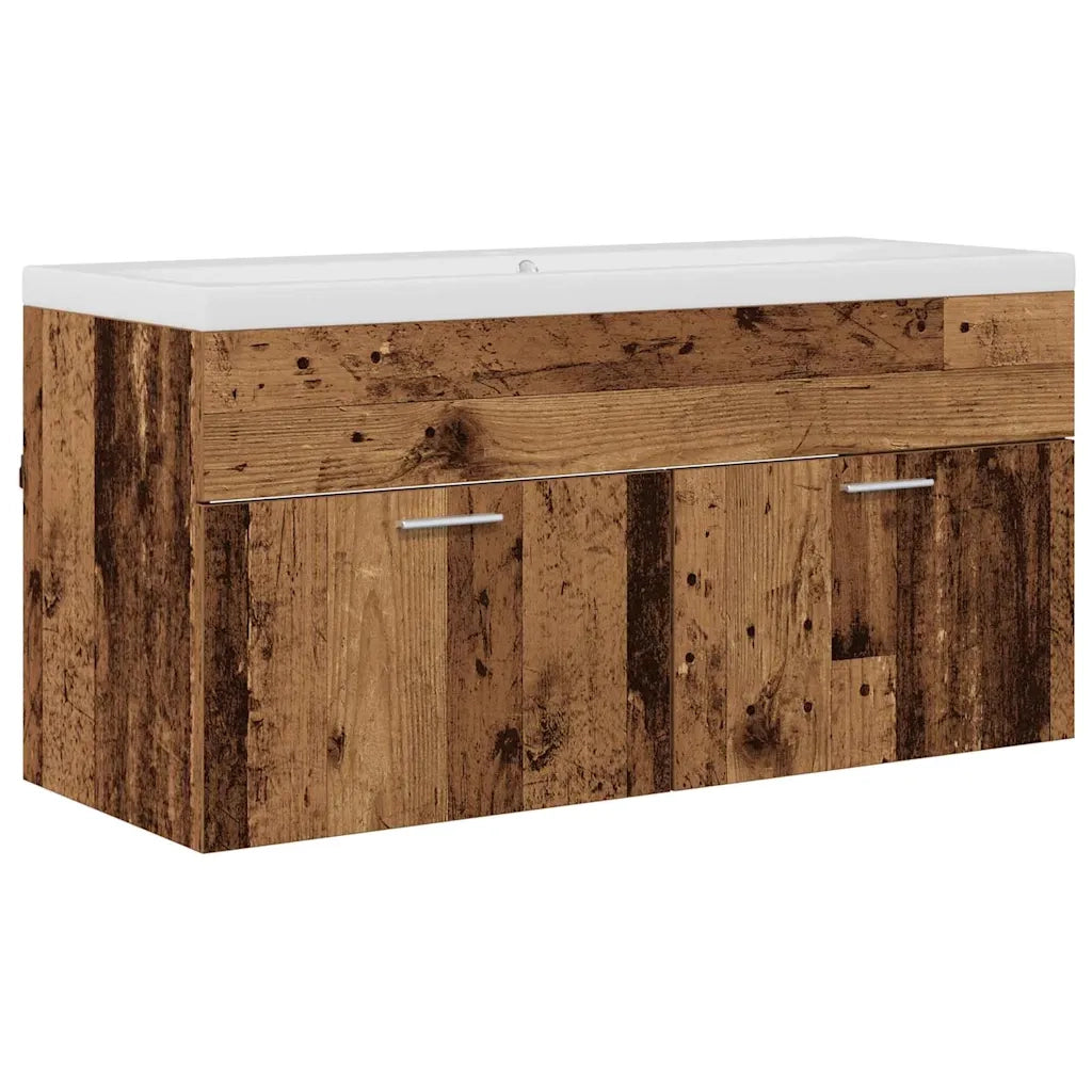 Mobile da Bagno | Armadio da bagno con porta Legno vecchio 100 x 38,5 x 46 cm