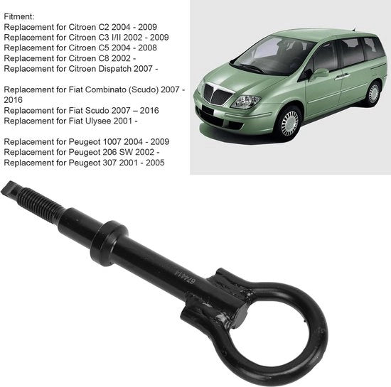 Supporto di fissaggio per l'occhio della ruota 674414 per C2 C3 C5 C8 Dispatch Jumpy Saxo