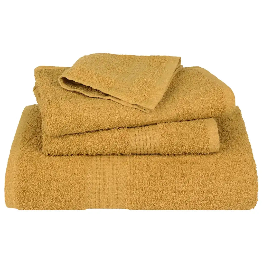 Asciugamani FROGN 2 pz Oro 100x200 cm 360 g/m² 136818
