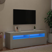 Mobile Porta TV con Luci LED Bianco 120x35x40 cm 804310