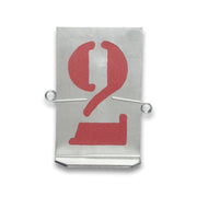 STAMPINI TRAFORATI 10 NUMERI DA  60 MM