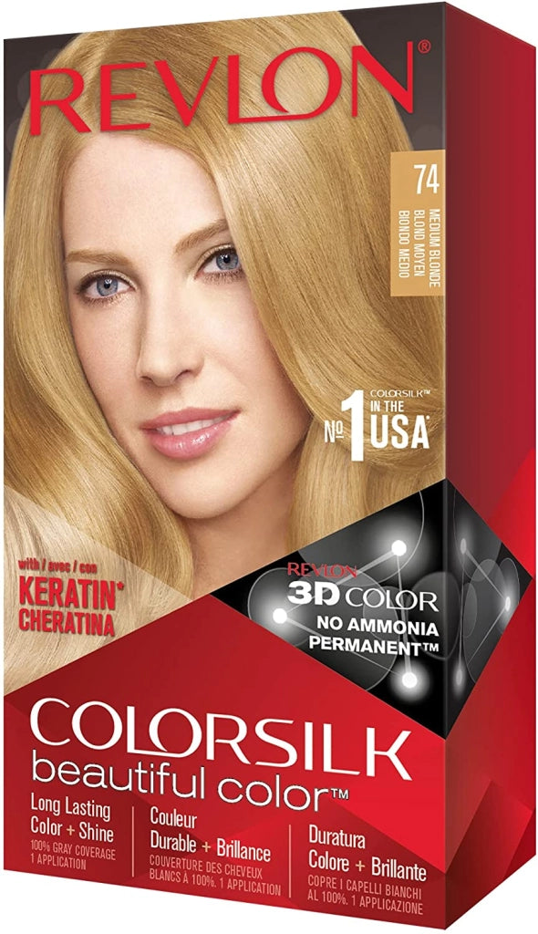 REVLON COLORAZIONE PERMANENTE COLORSILK N 74 MEDIUM BLONDE