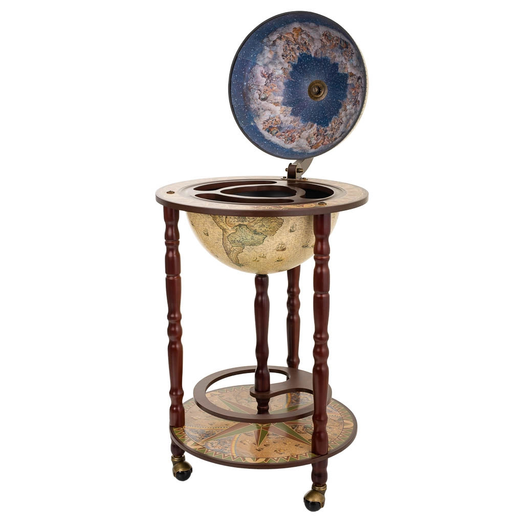 Mobile portabottiglieGlobe 44,3x44,3x87h