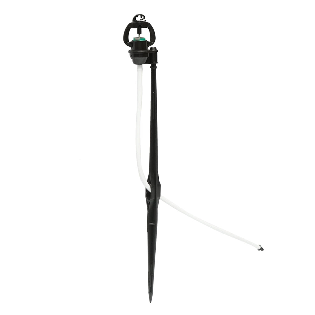 Microaspersore rotativo PC con asta da 40cm, portata 35l/h per sistemi di irrigazione