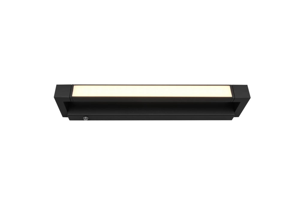 Applique bagno specchio nera opaca 50cm LED 9W Trio