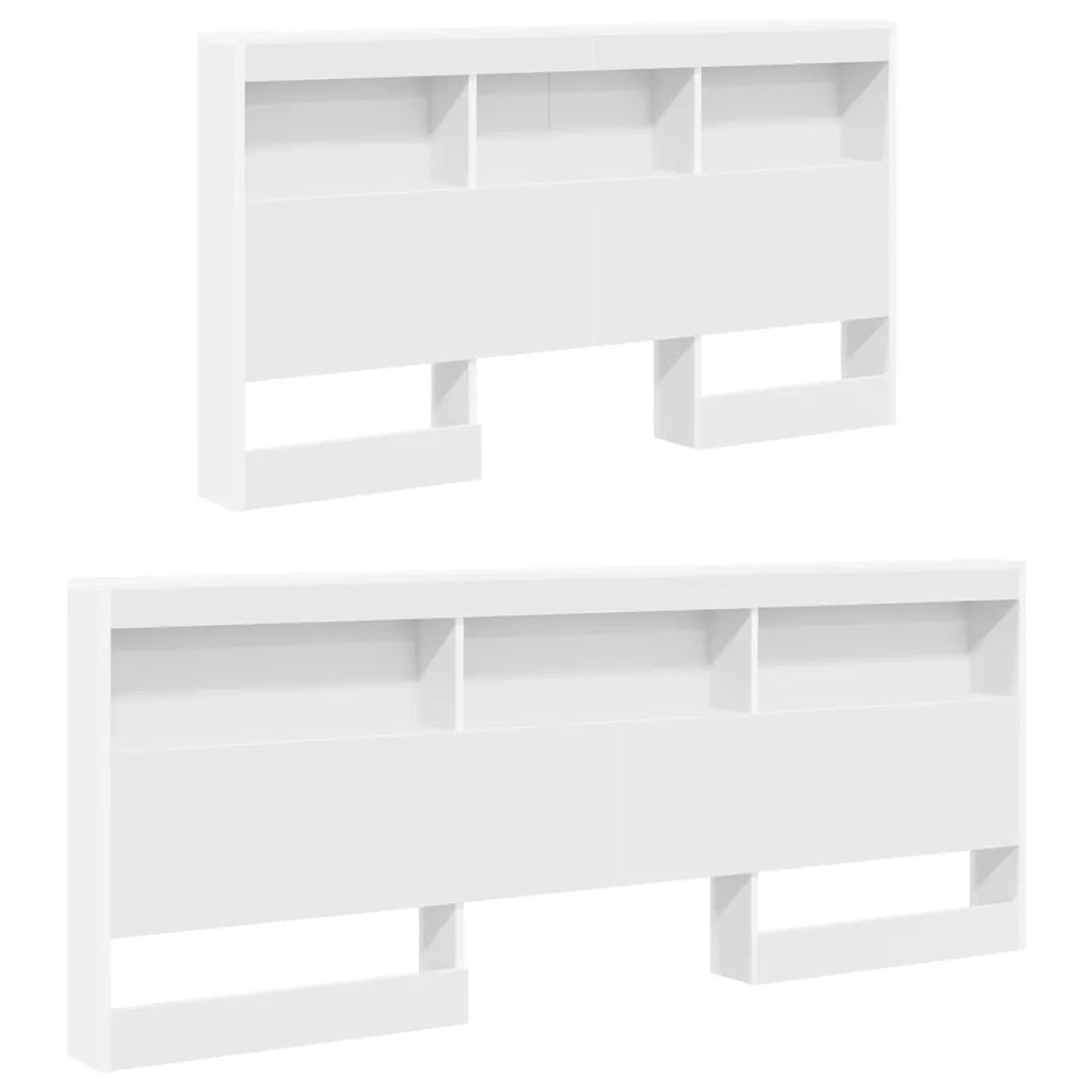 Testata contenitore Bianco 135 cm Legno multistrato 3335549