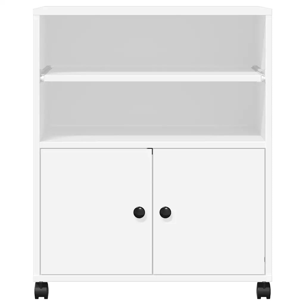 Supporto per Stampante con Ruote Bianco 60x48x74 cm 840632