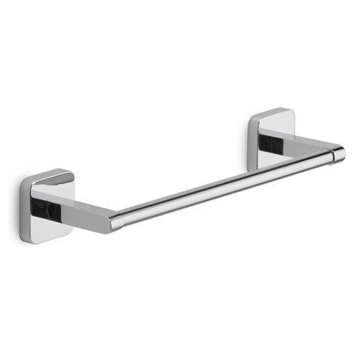 Gedy TO21 Tonga Porta Asciugamani da Parete 30 cm Acciaio Inox Fissaggio Viti o Biadesivo colore Cromo Lucido