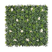 Parete Artificiale Resina Verde da Esterno 100x100 cm - NOVARA