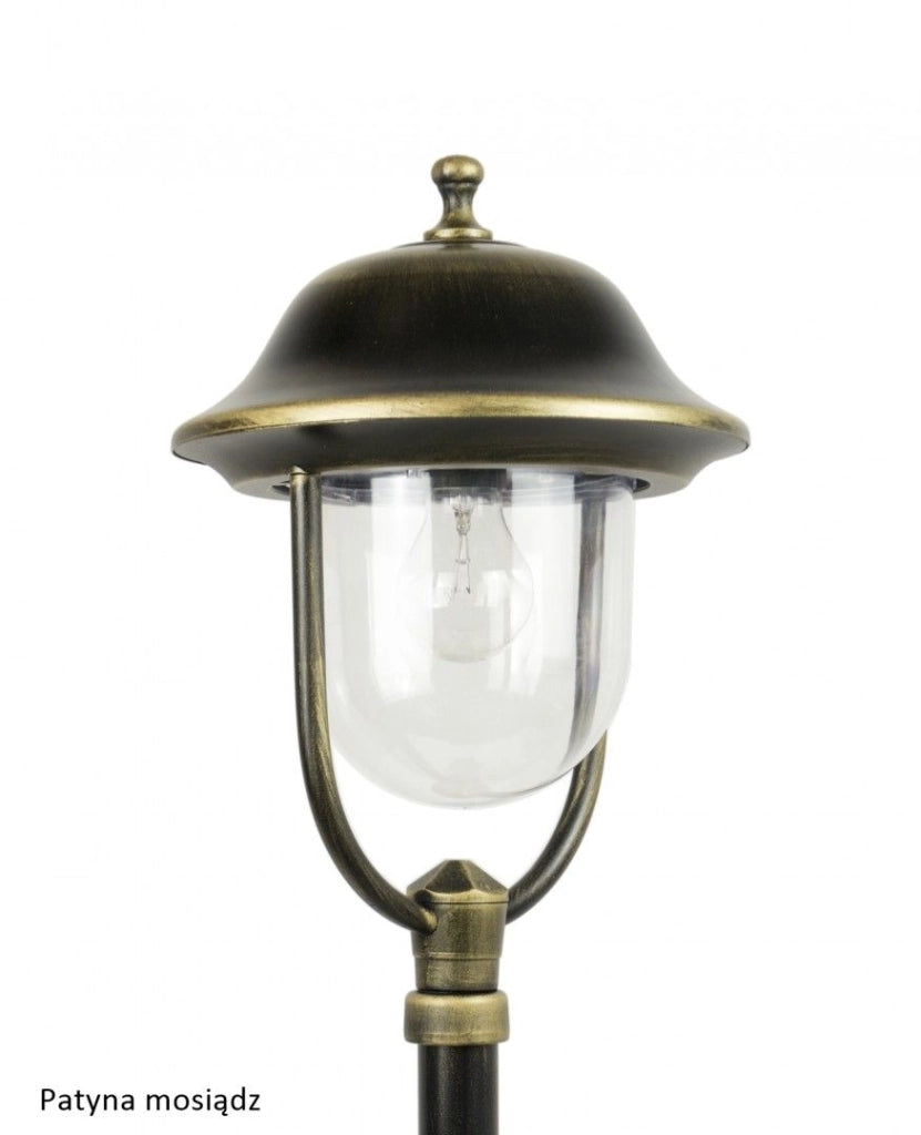 Lampione da giardino Prince retrò 117cm E27 nero IP43