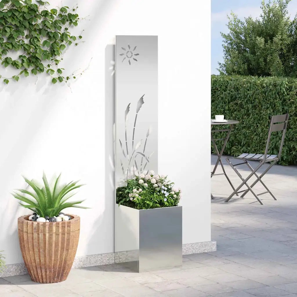 Schermo per privacy in giardino Traforo Argento 32 x 150 cm 876362