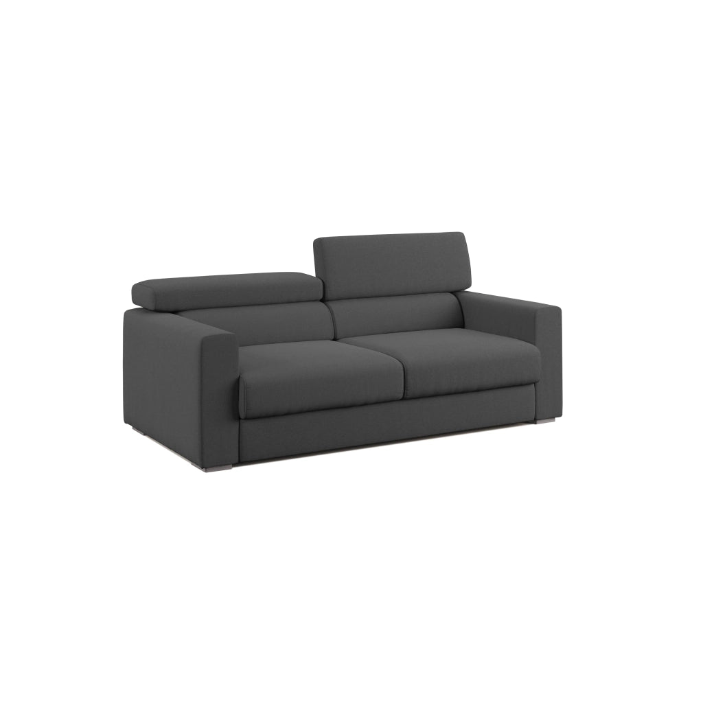 Dylan Divano con pouf estraibile 158 cm antracite
