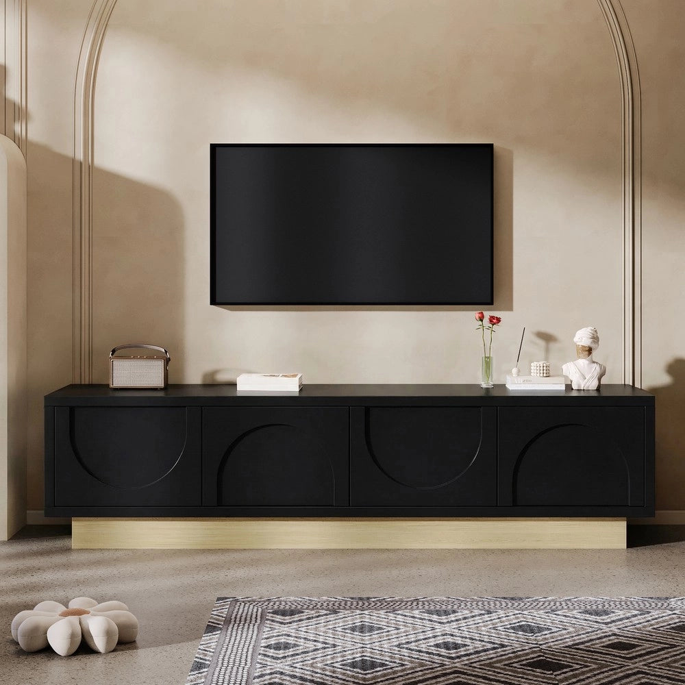 Mobile TV ¨C Xylo ¨C Nero, Legno, 175 cm