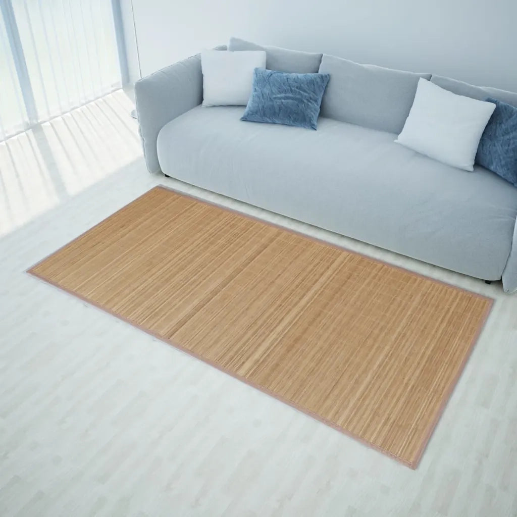 Tappeto in BambÃ¹ Marrone Rettangolare 150 x 200 cm cod mxl 73207