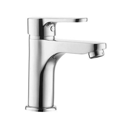 Set rubinetti lavabo e bidet cromati Paco piletta inclusa