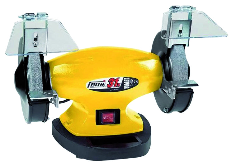 Femi SMERIGLIATRICE DA BANCO ''BG 31N'' 330 W con 2 mole ø 150 mm