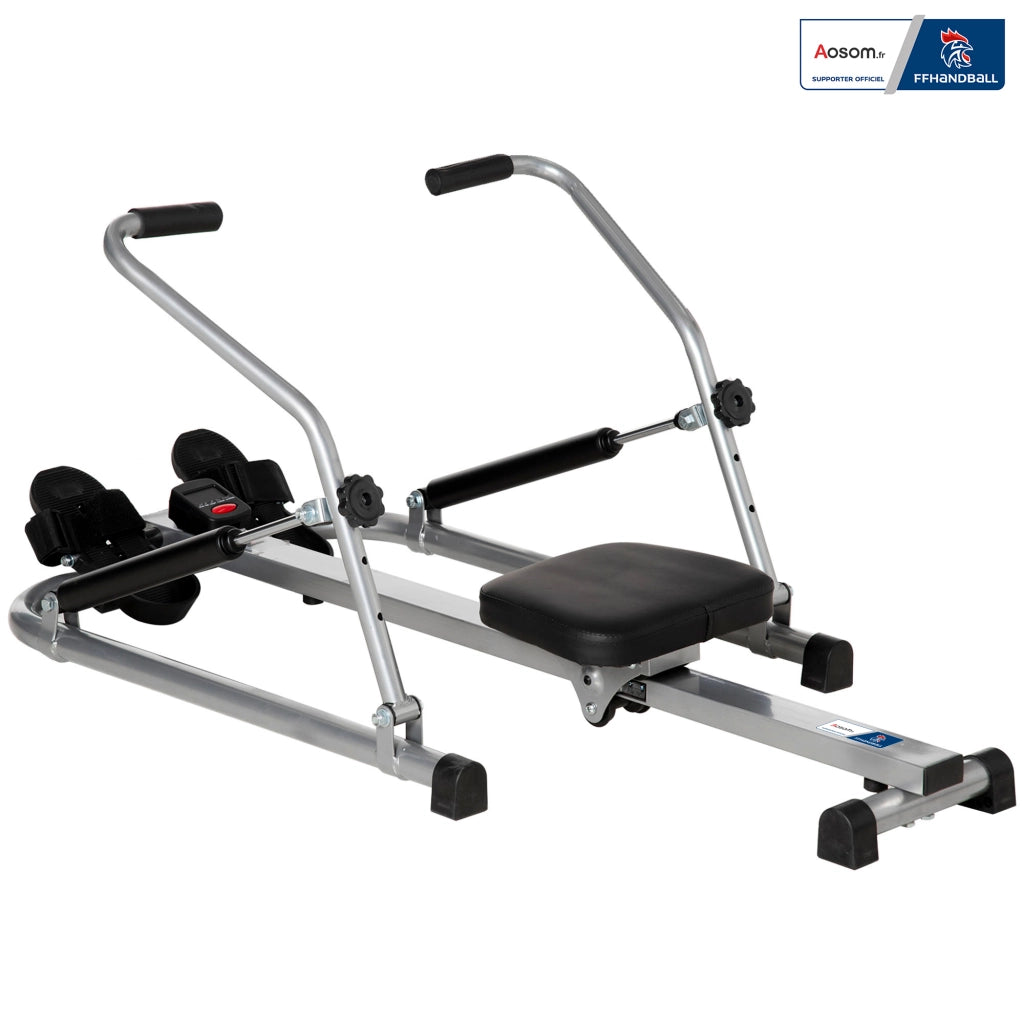 Rameur Pieghevole ¨C Zephmum ¨C Acciaio, Grigio, Multifunzione