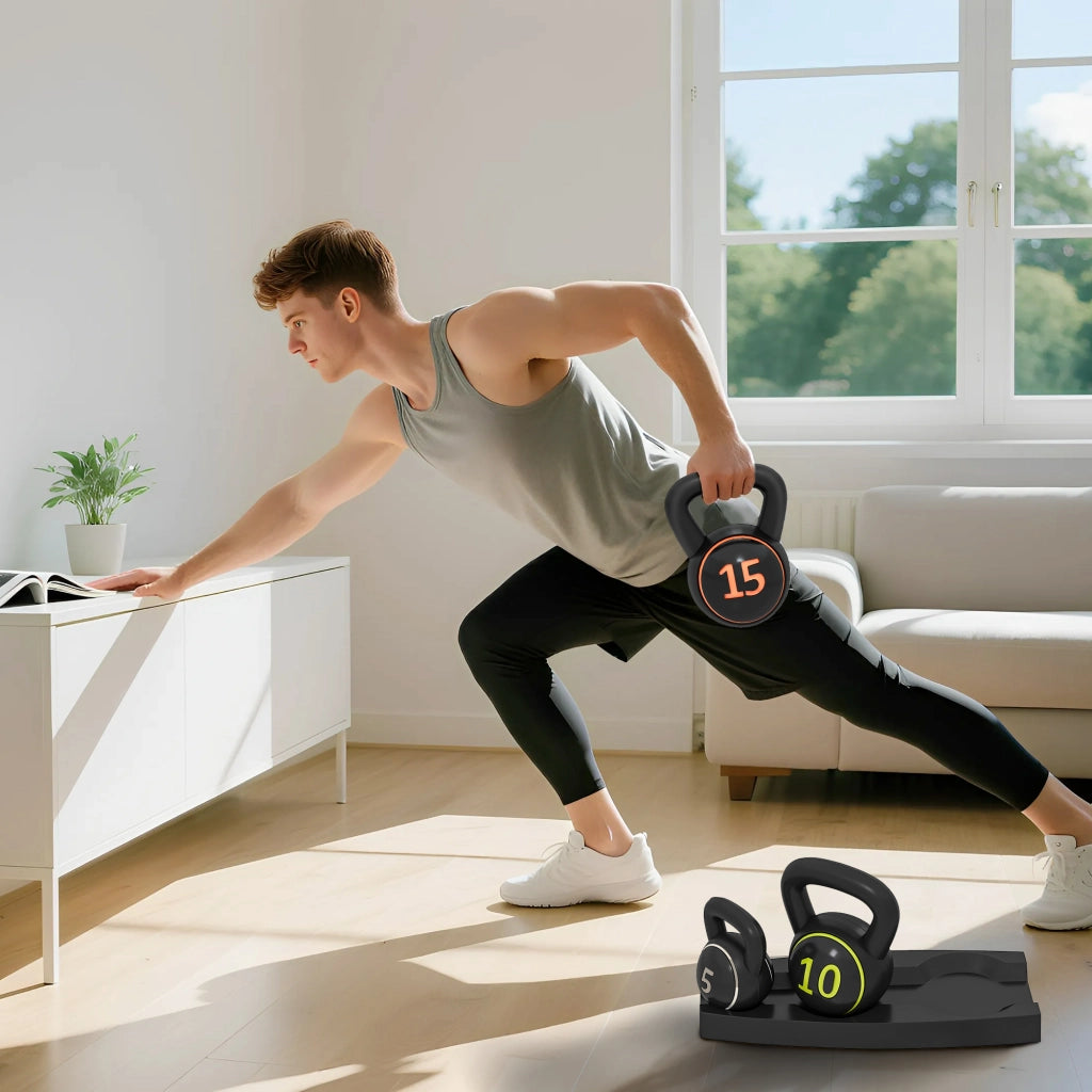 Kettlebell ¨C Minimal ¨C 2.2, 4.5, 6.8 kg, nero