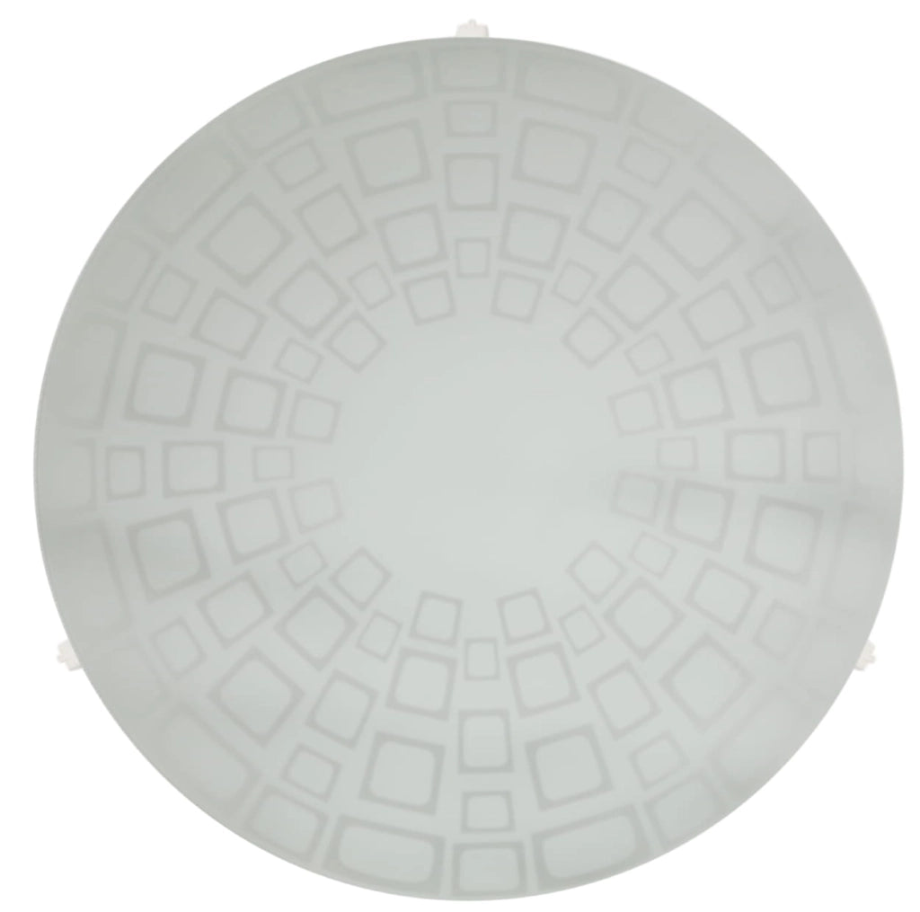 Plafoniera Candellux Ingrid bianca 30cm E27 rotonda