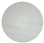 Plafoniera Candellux Ingrid bianca 30cm E27 rotonda