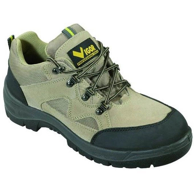 Vigor-blinky Scarpe di Sicurezza Basse Trekk S1P Puntale in Acciaio Antiperforazione Antistatica Resistente Acidi e Oli N. 42
