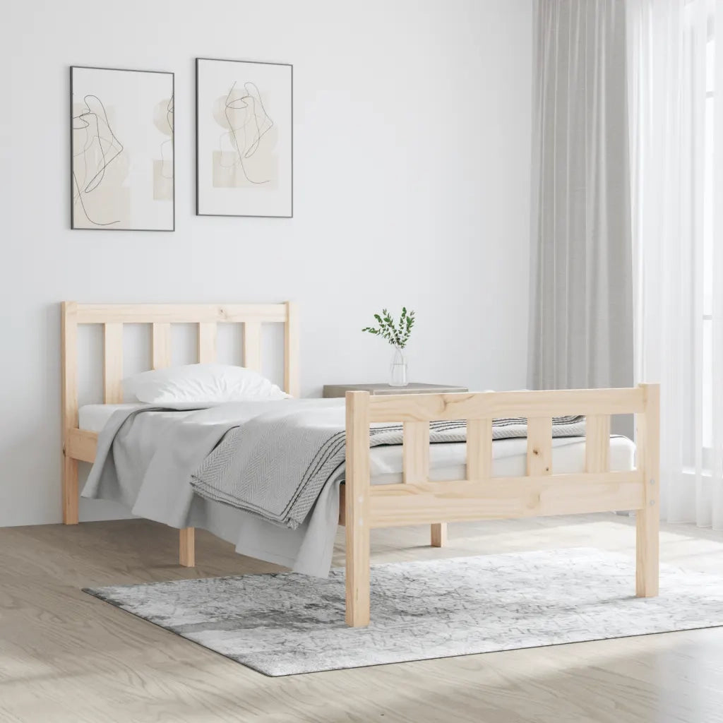 Giroletto in Legno Massello 90x190 cm Single 810644