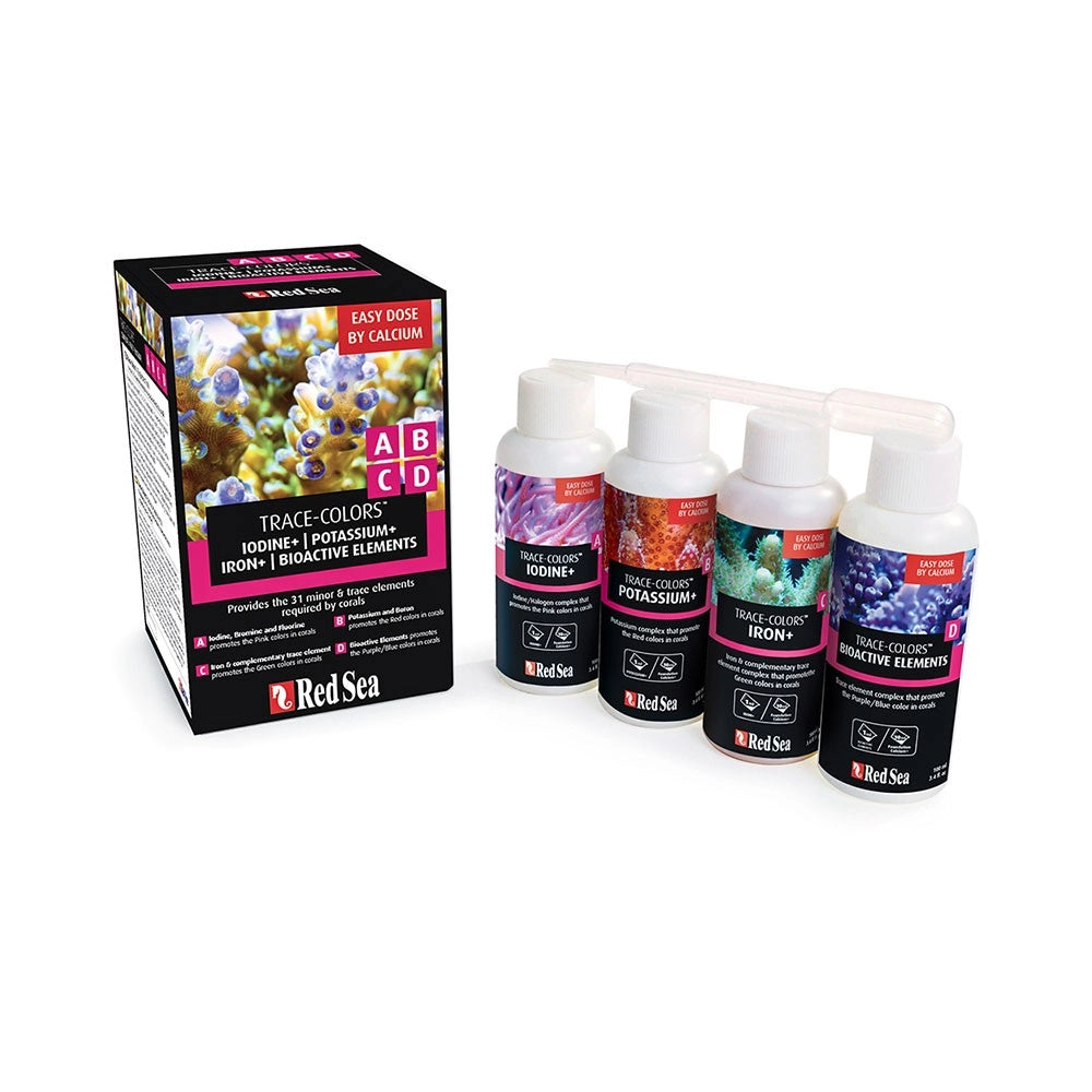 Red Sea Trace Colors Starter Kit ABCD 4 x 100ml
